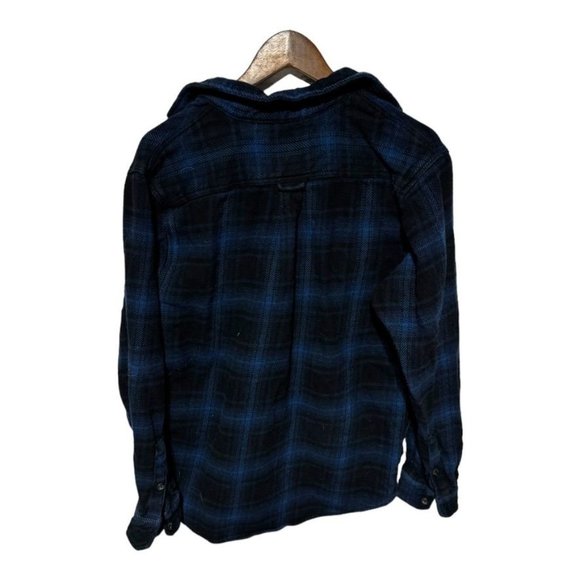 Orvis Flannel Shackets Blue/Black Size Medium - Picture 4 of 8